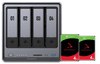 UGREEN NASync DXP4800 Plus + Seagate Ironwolf 4 To Lot de 2