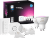 Philips Hue White and Color GU10 Kit de Démarrage - 5 Ampoules + Bridge + Variateur