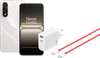 OnePlus Nord 5 256 Go Blanc 5G + OnePlus SuperVOOC Chargeur 80 W avec 2 Ports + Câble USB-C