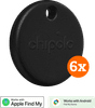 Chipolo POP 6-Pack Zwart