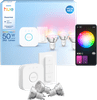 Philips Hue Essential White and Color Kit de Démarrage GU10 Lot de 3 + Bridge + Variateur