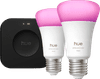 Philips Hue White and Color Starter Pack E27 1100 lumens 2-pack + Bridge Pro