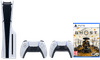 PlayStation 5 Slim Disc Edition + Ghost of Yotei + Manette Supplémentaire Blanc