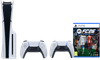 PlayStation 5 Slim Disc Edition + FC 26 + Extra Controller White