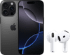 Apple iPhone 16 Pro 256GB Black Titanium + AirPods 4 Active Noise Cancellation