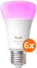 Philips Hue White and Color E27 1100 lm Lot de 6