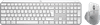 Logitech MX Master 4 pour Mac Argent + Logitech MX Keys S pour Mac AZERTY Blanc