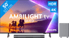 Philips Ambilight 50 inches PUS8500 QLED 4K (2025) + Philips TAB6100