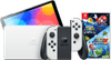 Nintendo Switch OLED Wit + Super Mario Galaxy 1+2