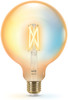 WiZ Ampoule à Filament Connectée Globe XL - Lumière Blanche Chaude à Lumière Blanche Froide - E27