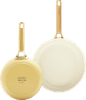 GreenPan Padova Reserve 20 + 26  cm Set de Poêles à Frire Sunshine Yellow
