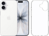 Apple iPhone 17 512 Go Blanc + BlueBuilt Protective Back Cover Transparent