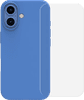 BlueBuilt Back Cover iPhone 16 Blauw + Screenprotector Glas