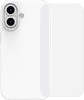 BlueBuilt Back Cover iPhone 16 Wit + Screenprotector Glas