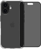 BlueBuilt Protective Back Cover iPhone 16 Transparant + Privacy Screenprotector Glas