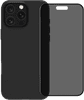 BlueBuilt Back Cover iPhone 16 Pro Max Noir + Protège-écran avec Filtre de Confidentialité Verre