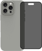 BlueBuilt Back Cover iPhone 16 Pro Max Gris + Protège-écran avec Filtre de Confidentialité Verre