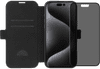 BlueBuilt Apple iPhone 16 Pro Max Book Case Cuir Noir + Protège-écran avec Filtre de Confidentialité Verre