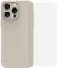 BlueBuilt Back Cover iPhone 16 Pro Max Beige + Screenprotector Glas