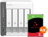QNAP TS-433-4G + Seagate IronWolf 2 To Lot de 4
