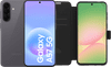 Samsung Galaxy A57 256 Go Gris 5G + BlueBuilt Book Case Noir