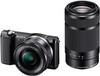 Sony Alpha A5000 + 16-50 mm + 55-210 mm Noir