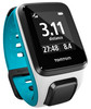 TomTom Runner 2 Cardio Blanc/Scuba Bleu - S