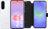 Samsung Galaxy A37 128GB White 5G + BlueBuilt Book Case Black