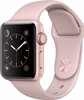 Apple Watch Series 2 38 mm Or rose Aluminium/Bracelet Sport Quartz rose