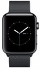 Apple Watch Series 2 38mm Space Zwart Roestvrij Staal/Milanese Polsband