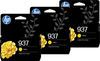 HP 937 Cartridge Yellow (3 units)