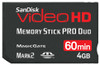 SanDisk Memorystick Pro Duo 4 GB Video HD Ultra II