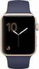 Apple Watch Series 2 42mm Gold Aluminum/Midnight Blue Sport Band