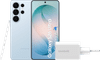 Samsung Galaxy S26 Ultra 256GB Lichtblauw 5G + BlueBuilt Oplader 65 Watt Wit