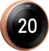 Google Nest Thermostat Copper