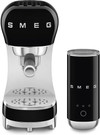 SMEG ECF12BLEU Zwart + melkopschuimer