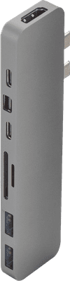 Hyper Pro USB-C 8-en-2 Station d'Accueil Gris Sidéral