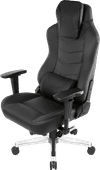 AKRacing, Gaming Chair Office Deluxe - Leather Onyx / Black