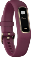Garmin Vivosmart 4 Wijnrood/Rosegoud S/M