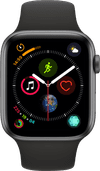 Apple Watch Series 4 44mm Space Gray Aluminium/Zwarte Sportband