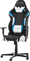 DXRacer Racing Gaming Chair Zwart/Blauw/Wit