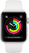 Apple Watch Series 3 42mm Silver Aluminium/Wit