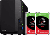 Synology DS218+ met 2x Seagate IronWolf 4 TB harde schijf