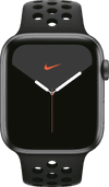 Apple Watch Nike Series 5 44 mm Aluminium Gris sidéral/Bracelet Sport Noir