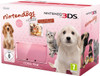 Nintendo 3DS Coral Pink + Nintendogs + Cats: Retriever