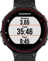 Garmin Forerunner 235 HRM Zwart/Marsala rood