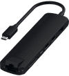 Satechi Adaptateur Multiports Ethernet Type C Slim Noir