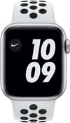 Apple Watch Nike Series 6 40mm Silver Aluminum White Sport Band