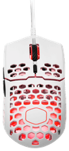 Cooler Master MM711 Light RGB Gaming Muis White Glossy