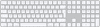 Apple Magic Keyboard met numeriek toetsenblok en Touch ID AZERTY